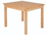 Tafel beuken rechthoekig 80 x 60 cm